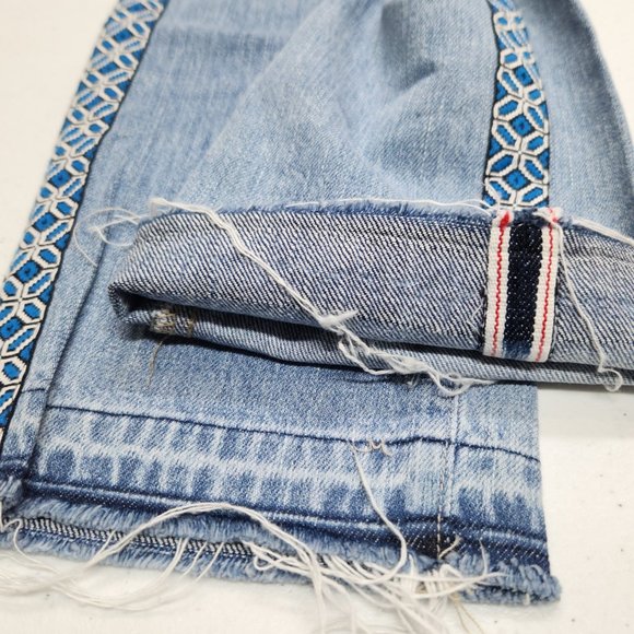 NEW $200 Women's C of H EMERSON Crop Slim Boyfriend Selvedge Blue Jeans size 25 - Picture 8 of 8